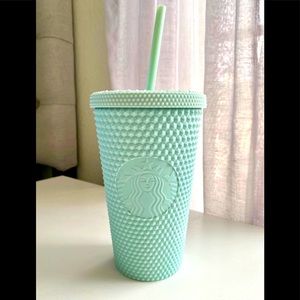 Starbucks grande mint studded tumbler